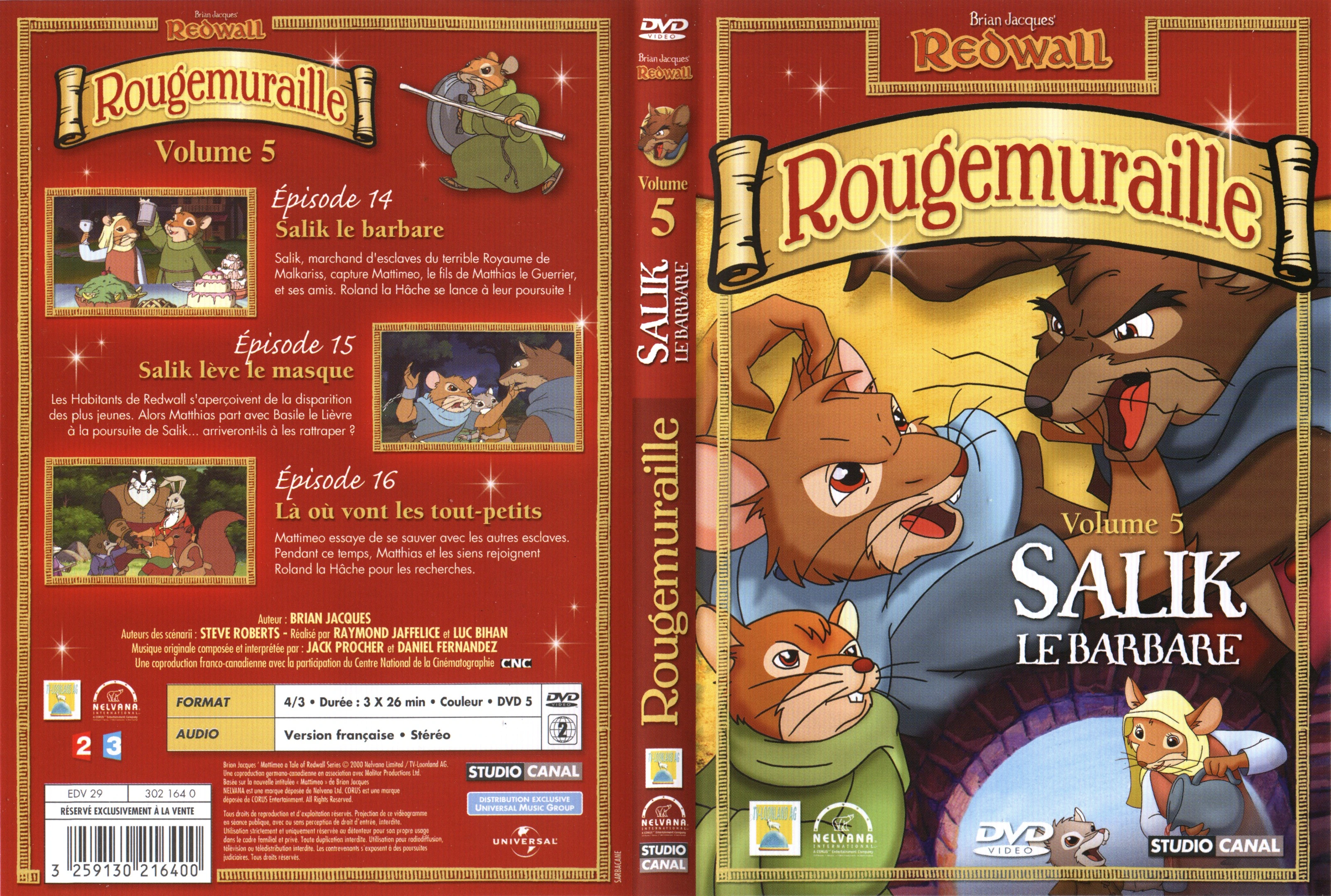 Rougemuraille: Salik le Barbare DVD cover