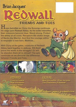 Redwall: Friends and Foes Back Cover