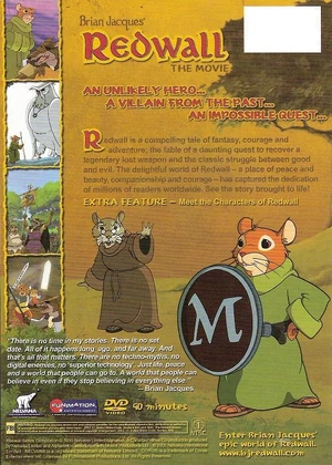 "Redwall: The Movie" Back Cover