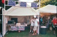 Ron Paul booth at the NW WA Fair