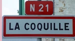 Panneau sur la RN21 au niveau de La Coquille (c) Zébulon 1er