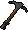 A player wielding an Iron pickaxe.