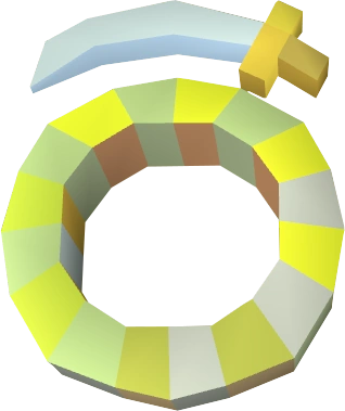 A detailed Warrior ring.