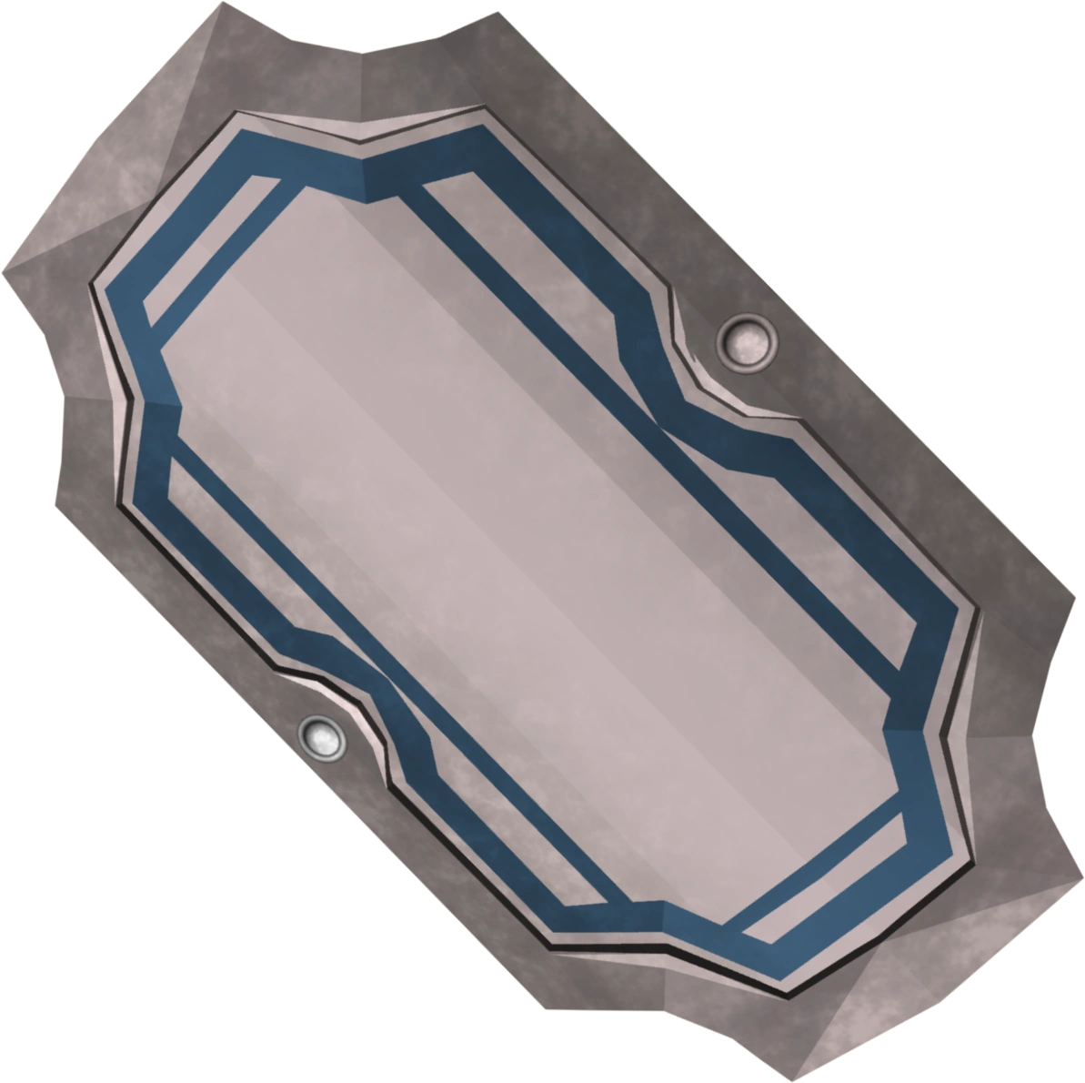 White sq shield
