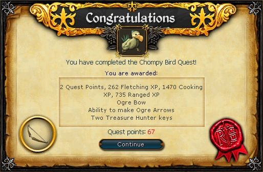 Big Chompy Bird Hunting Reward