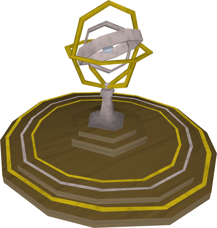 An armillary globe.