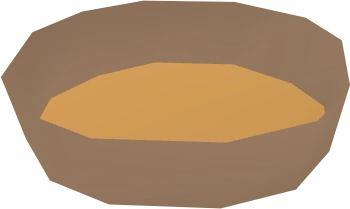A detailed view of a pie shell