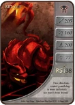 Ket-Zek on a RuneScape Duel Card.