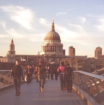 Millenium Bridge, London. Photo credit: Philralph