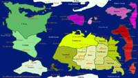 Map of the world in the World Market RPG.