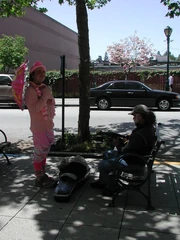 The Pacific Garden Mall in downtown Santa Cruz