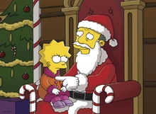 Gil as a Mall Santa in "Kill Gil: Vols. 1 & 2"