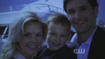 Five-year Oliver with his parents.