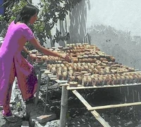 Le séchage solaire des briquettes
