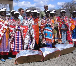 Lift Up Africa partnered with Solar Cookers International to distribute Cookits to Maasai women in Orinie.