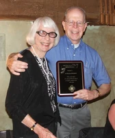Barbara Knudson with Bob Metcalf