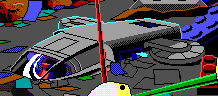 The Aluminum Mallard, as seen in the beginning of Space Quest 3.