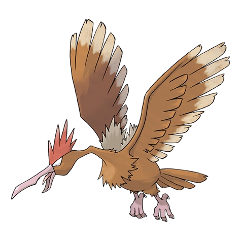 Official Ken Sugimori artwork for Pokémon FireRed and LeafGreen.