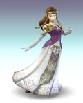 Zelda as she appears in Brawl.