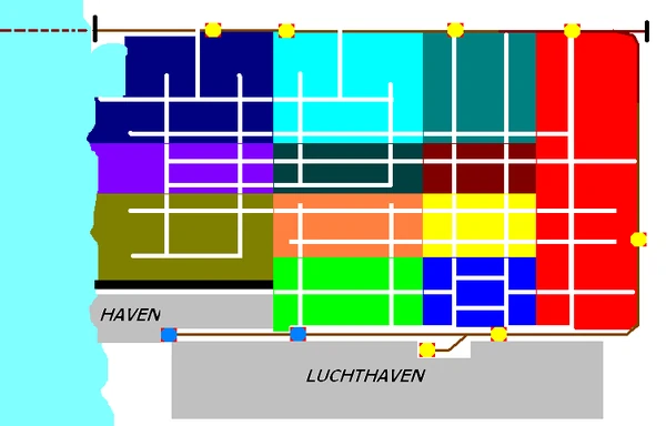 De wijken van Wikistad