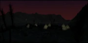 Dominion base camp in the wastelands of Char.