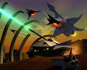 The Landmaster, excavating Titania.