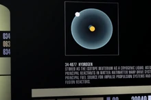 USS Enterprise-D computer readout on hydrogen.