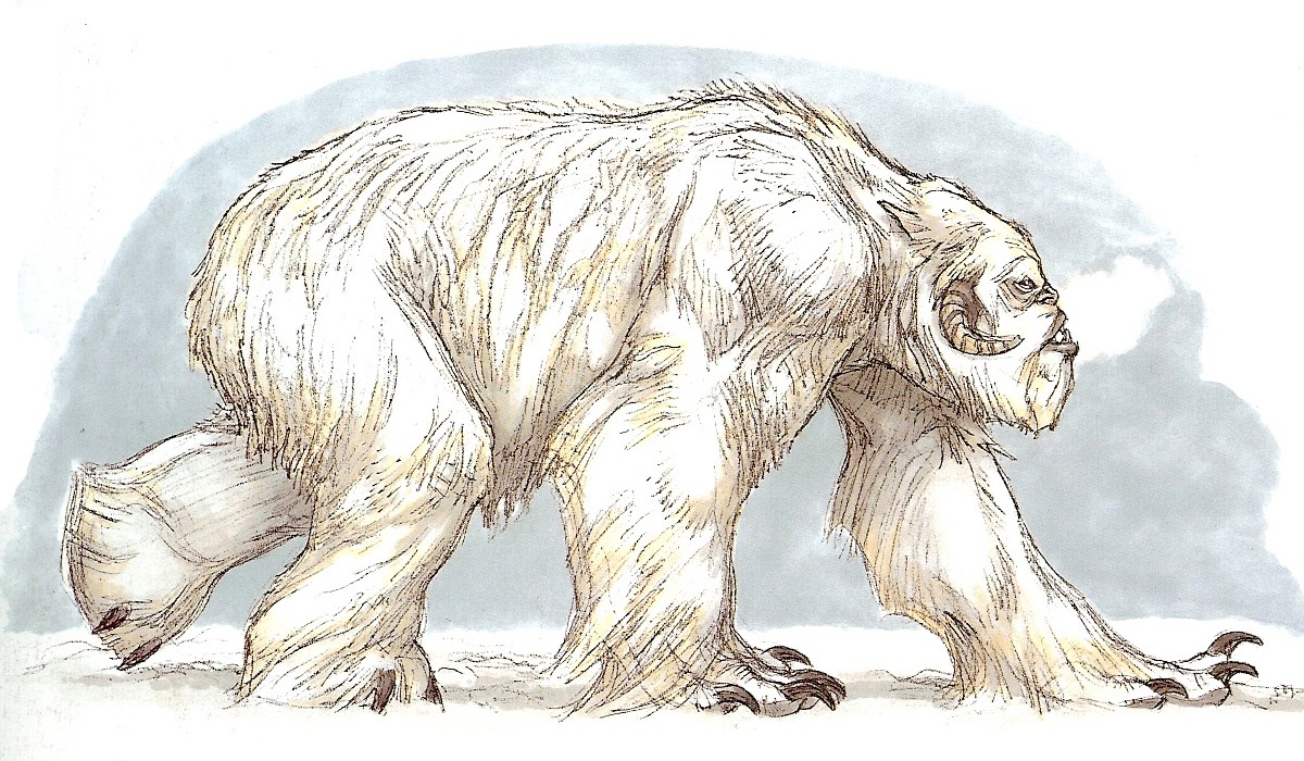 Wampa on all fours