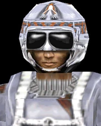 Ace in his civilian flight gear.