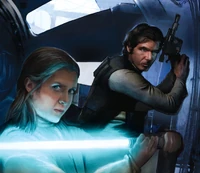 Han and Leia Solo, Allana's savior.