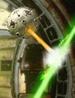 A remote used during lightsaber training.