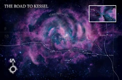 The map of the Kessel Run.