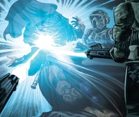 Luminara is gunned down on Kashyyyk in accordance with Order 66.