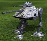 An AT-AP walker during the early years of the Galactic Civil War.