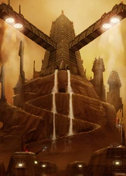A building on Raxus Prime.