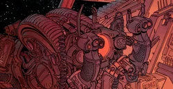 Interior of a TIE series starfighter.