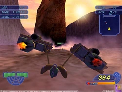Kraid Nemmeso races through The Badlands of Tatooine.