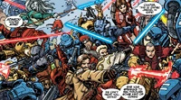 Karath is injured during the Battle of Omonoth.