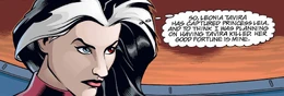 Ysanne Isard contemplating on Coruscant