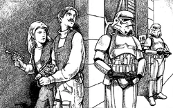 An early Trevas drawing from Heroes & Rogues.