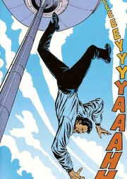 Lando plummeting towards certain doom.
