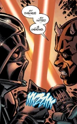 Darth Vader vs. Darth Maul. Place your bets!
