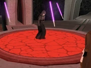 The Exile confronting Kreia.