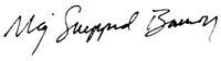 Shepprd Barron's signature