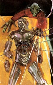 The Rodian bounty hunter, Slyder.