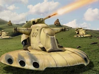 An Armored Assault Tank employing repulsorlifts.