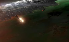 Citadel Station from orbit.