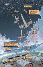 Darklighter and fellow Rebels steal X-wing starfighters.