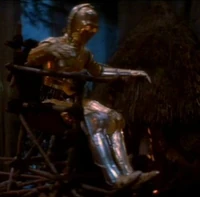 Threepio toonde zijn ‘goddelijke krachten’