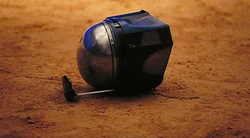 Jango's hoofd op Geonosis